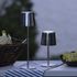 Lampe à poser extérieur rechargeable LED nickel XAANA blanc variable - BRILLIANT