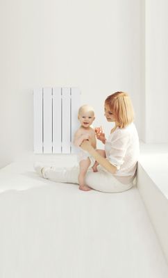 Radiateur à inertie sèche Volupta 1000 W blanc UNIV'R CHAUFFAGE