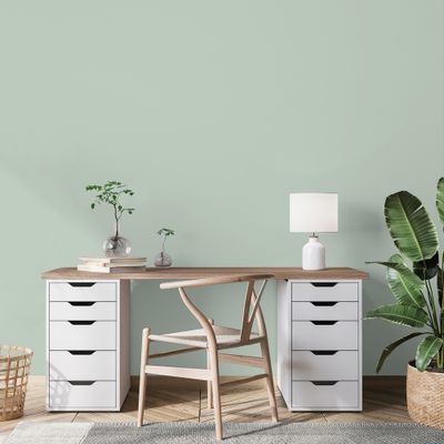 Peinture O'PUR mur & boiserie Vert Palatino satin 0,5 L - RIPOLIN