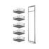 Colonne de rangement coulissante pour porte de 40 cm VIBO