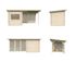 Sauna extérieur Palmako Sanna 5 places 4,1m² avec pergola - 14,4m² - PALMAKO