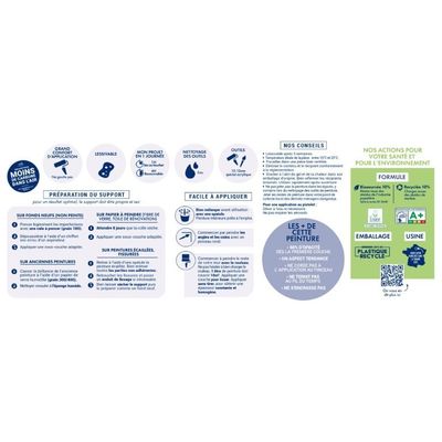 Peinture murs, boiseries et radiateurs vert simsun velours 2,5L RIPOLIN