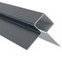 Profilé d'angle sortant alu bardage Hardie Plank gris - longueur 3000 mm - JAMES HARDIE