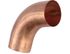 Coude cinté soudé cuivre diam.60 mm pour gouttière EDILIANS