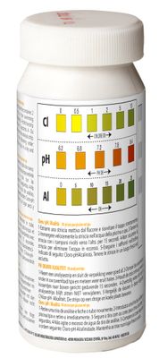Bandelettes de test eau piscine et spa, Chlore, Brome et pH 50 pièces GRE
