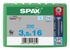 Vis inox tête fraisée T-star 3,5 x 16 mm par 200 SPAX