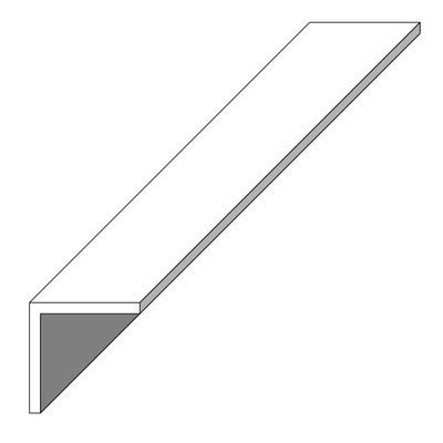 Cornière 25 x 25 x 1.25 mm acier profilé à froid 2 m ALFER