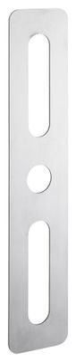 Plaque de propreté 60 x 302 mm rectangulaire inox brossé THIRARD