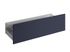Façade tiroir pour meuble de cuisine Lotus bleu marine mat 35 x 120 cm OFITRES