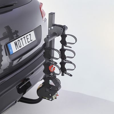 Porte vélo 3 vélos électriques suspendus sur attelage  MOTTEZ