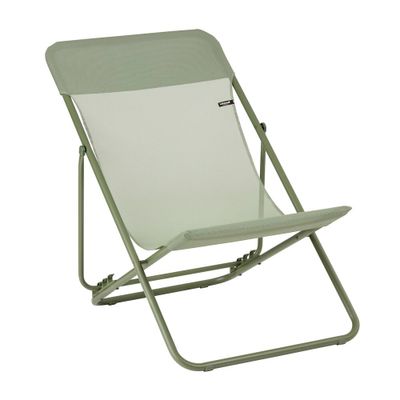 Transat de jardin pliant multi-positions vert MAXI TRANSAT - LAFUMA