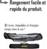 Échafaudage roulant aluminium QUAD'UP - Hauteur 4m70 - Spécial jardin et escalier avec sac de rangement - CENTAURE