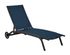 Bain de soleil aluminium gris/bleu CELIO - PROLOISIRS