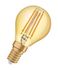 Ampoule LED ambrée E14 vintage 1906 à filament 4 W=410 lumens blanc chaud OSRAM