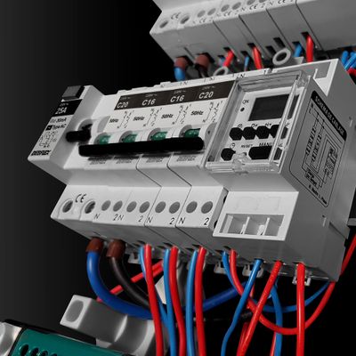 Prise modulaire tableau 2P+T 16A bornes à vis - DEBFLEX