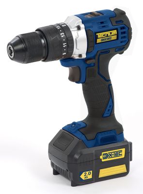 Perceuse à percussion avec 2 batteries 2,0 Ah XTEC 18 V - TECNUM