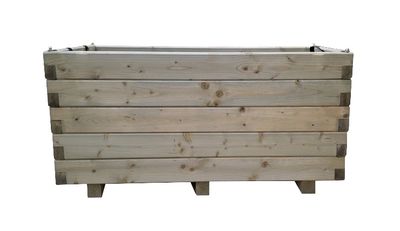 BAC RECTANGLE 150X50 HT 50 CM sapin