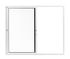 Baie coulissante alu blanc H.2150 x l.2400 mm - Gamme Habitat - CLOSY