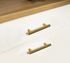 Poignée de meuble cylindrique inox laiton entraxe 96 mm REI