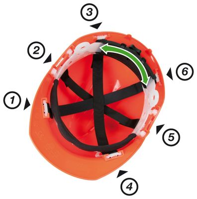 Casque de protection avec visière grillagée et protège oreilles Yukon® OREGON