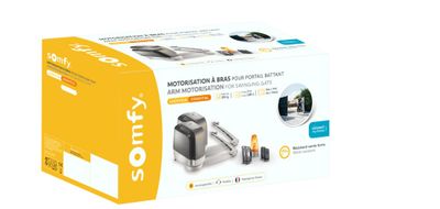 Motorisation pour portail battant à bras LOCKYVIA Essential SOMFY