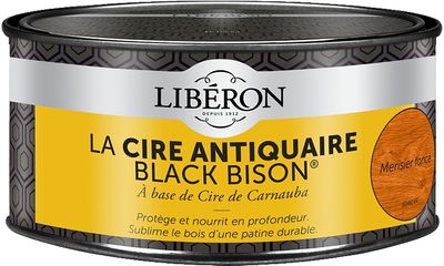 Cire antiquaire en pâte "Black Bison" merisier foncé 0,5 L - LIBERON