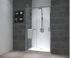 Porte de douche coulissante 120x195 cm profilé chrome verre transparent 6 mm Serenity - OCEA