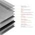 Panneaux muraux de douche 100+100x210 cm pierre gris clair DécoDesign Softtouch - SCHULTE