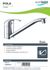 Robinet de cuisine Chrome Pola - EUROSANIT