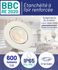 Spot LED encastrable salle de bain IP65 et BBC orientable Blanc - Atlas ARLUX