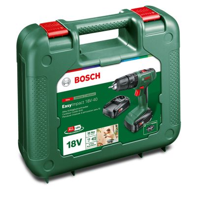 Perceuse à percussion sans fil 18 V EasyImpact (2 batteries) - BOSCH