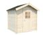 Abris de jardin en bois naturel Pablo 1 2,9 m² épaisseur 19mm WHITE WOOD