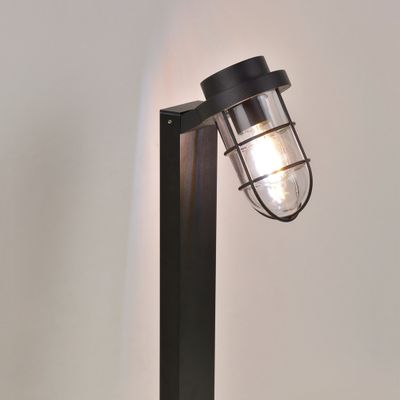 Borne extérieure LACANAU Aluminium noir IP 44 E 27 25 W - COREP