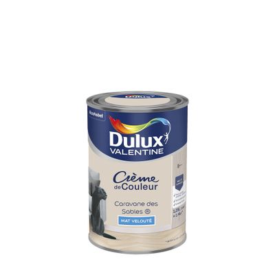Peinture crème de couleur Caravane des Sables Mat 1,25 L - DULUX VALENTINE