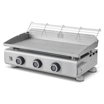 Plancha à gaz 3 brûleurs Silvia II G Inox BRASERO