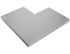 Angle de couvertine aluminium gris EDILIANS