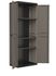 Armoire haute Più gris / noir 166 x 68 x 39 cm