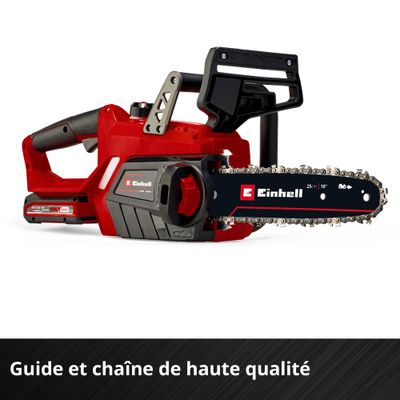 Tronçonneuse à batterie 18 V guide 25 cm GE-LC 18 Li Kit EINHELL