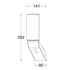 Applique extérieur LED détecteur de mouvements Bati gris IP44 1100 lumens blanc neutre - COREP