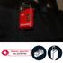 Cadenas à combinaison largeur 30 mm certifié TSA en aluminium par 2 MASTER LOCK