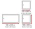 Rideau de douche polyester 180 x 200 cm Portugal WENKO