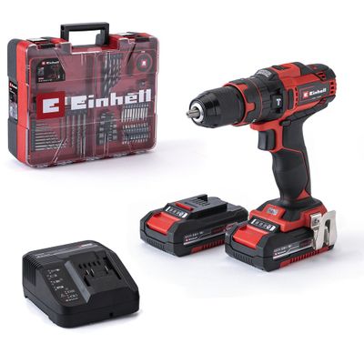 Perceuse visseuse sans fil 18 V POWER X CHANGE TE-CD 18/40 Li-i (2 batteries + 64 acc.) - EINHELL