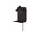 Spot LED mural avec tablette 3W + 1,5W lumière blanc chaud Noir- Element TRIO
