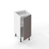 Porte effet bois grisé pour meuble de cuisine Nature muratti-01 70 x 40 cm OFITRES