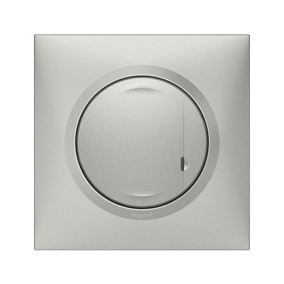 Commande connectée sans fil + plaque Aluminium - Dooxie with Netatmo LEGRAND