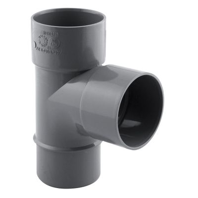 Culotte PVC évacuation 87° mâle/femelle Ø50 - FITT