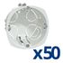 Boites d'encastrement Multifix 1 poste 67x40 IP20 Matériaux creux par 50 - SCHNEIDER ELECTRIC