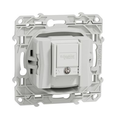 Prise antenne TV/ FM/ SAT murale anthracite - Odace 2011 SCHNEIDER ELECTRIC