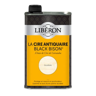 Cire antiquaire liquide "Black Bison" incolore 0,5 L - LIBERON