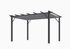 Pergola autoportante manuelle aluminium gris 12 m², Livraison à domicile incluse - HABRITA